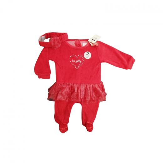 Cool Club Girls Christmas Romper + Headband