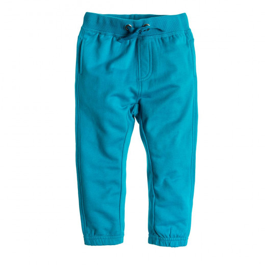 Cool Club Wide Elastic Band Waist Trouser, Blue Color