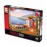 Ks Games Puzzle, Garden & Sea Jin Park Design, 500 Pieces