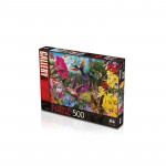 Ks Games Puzzle, Humming Bird Garden Design, 500 Pieces