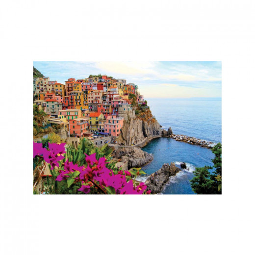 Ks Games Puzzle, Village Of Manarola Cingue Terre Italy Design,1000 Pieces