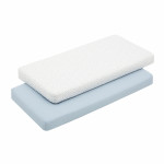 Cambrass Fitted Sheet Forest, Blue Color, 60*120Cm, 2 Pieces
