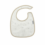 Cambrass Sky Square Bib, Star Desing Beige Color