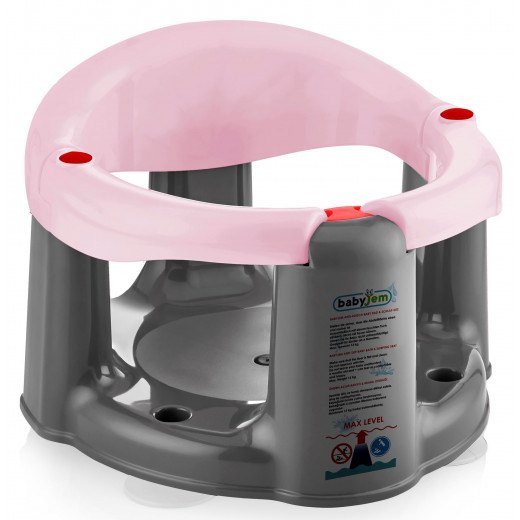 Babyjem Baby Bathing & Feeding Seat, Pink color