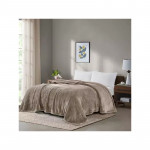 Nova Home Silky Blanket - Single/Twin - Taupe