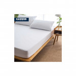 Cannon Matress Protector Jersey, White Color, Size 160x200