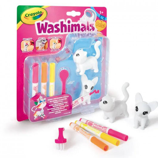 Crayola Washimals Cat & Dog Coloring Set