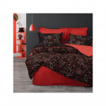 Nova Home Dawn Duvet Cover, King/Super King, Red Color ,4 Pieces