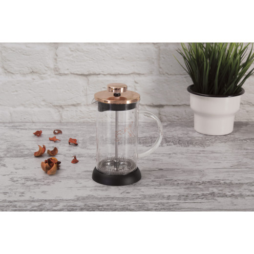 Berlinger Haus 600ml Coffee & Tea Plunger, Rose Gold, 600 ml