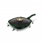 Berlinger Haus 28cm Grill Pan With Lid, Green Color