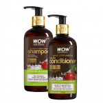 Wow Skin Science Apple Cider Vinegar Shampoo , 300ml + Apple Cider Vinegar Conditioner, 300ml