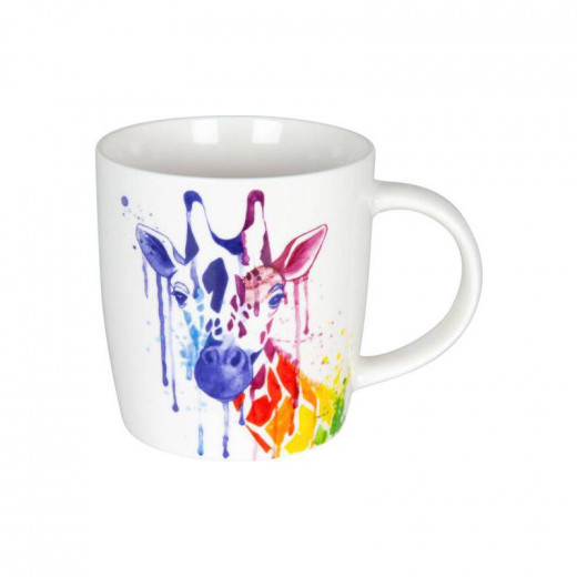 Konitz Mug Watercoloured Giraffe , 350Ml