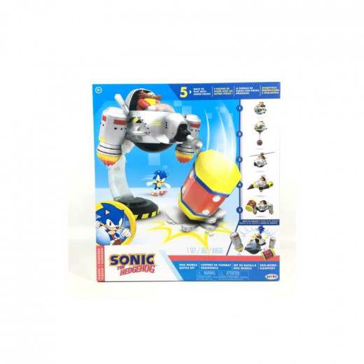 Jakks Pacific Sonic The Hedgehog Egg Mobile Battle Set