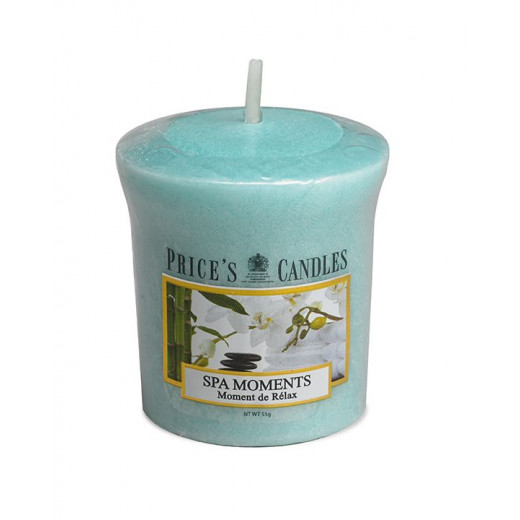 Price's Scented Votive Candle, Spa Moments