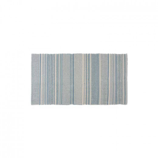 Nova Home Samaira Hand Woven Rug, Blue Color, 120*180 Cm