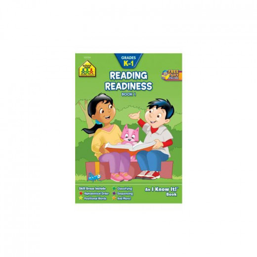 School Zone Reading Readiness Workbook Bk 1 Grades K-1