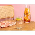 Madame Coco Musette-Golden Rain 4-piece Beverage Glass Set