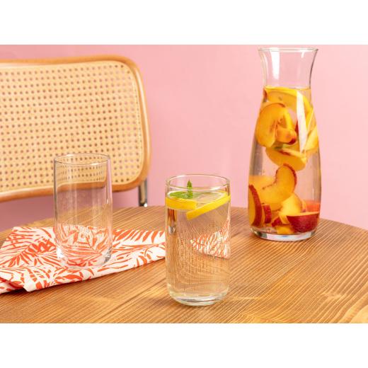 Madame Coco Musette-Golden Rain 4-piece Beverage Glass Set