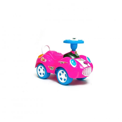 سيارة ركوب ميني كوبر جونيور للاطفال, باللون الزهري من هوم تويز