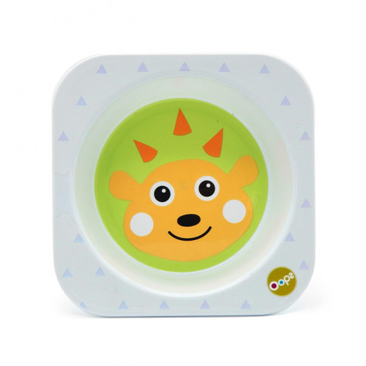 Oops Plastic Plate, Hedgehog Design