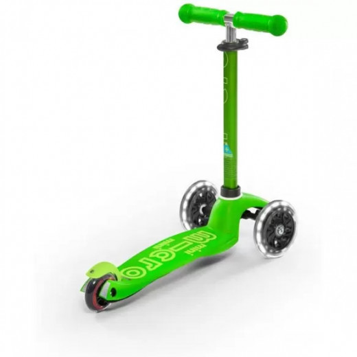 Micro Mini Deluxe Led Scooter, Green Color