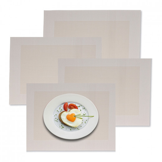 Kela Nicoletta Place mat, Cream Color,  45x33 cm