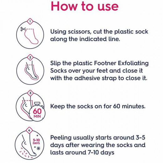 Footner Exfoliating Socks Full Foot