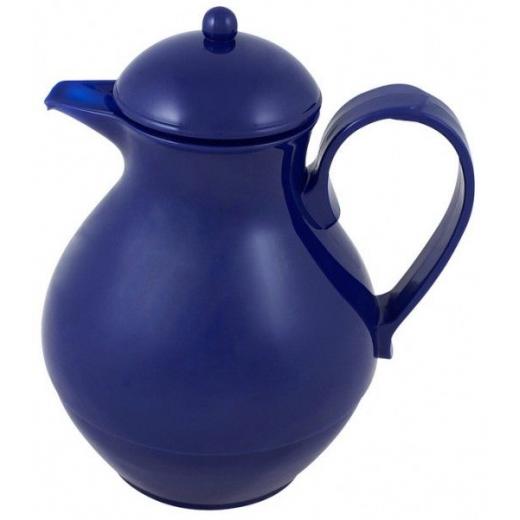 Helios Nostalgie Jug With Tea Strainer, 1 L, Dark Blue