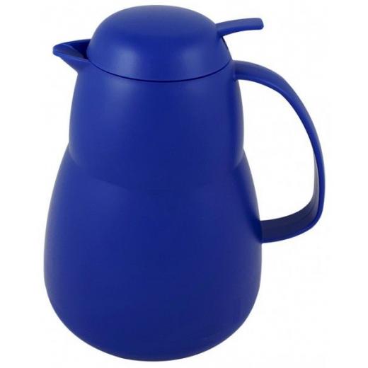 Helios Top Push Vacuum Jug, Blue Color, 1L