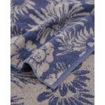 Cawo Two-Tone Guest Towel, Blue Color, 30*50 Cm