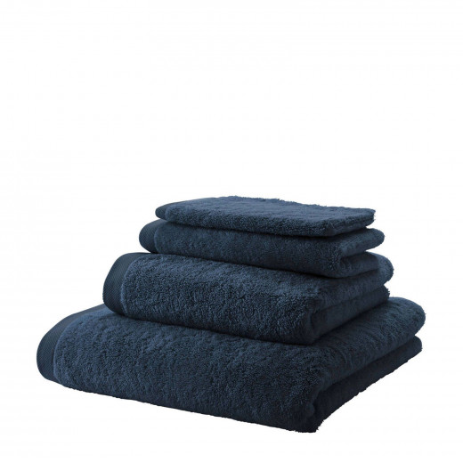 Aquanova London Aquatic Guest Towel, Navy Blue Color, 30*50 Cm