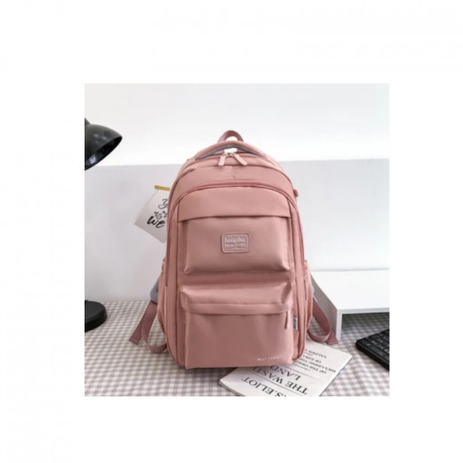 Backpack School Bag For Teenagers, Pink Color