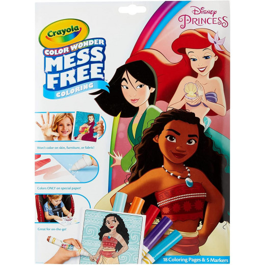 Crayola Coloring Disney Princess Pages 18 Pages