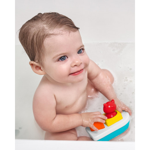 Skip Hop Zoo Sort & Stack Boat Baby Bath Toy