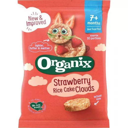 Organix Strawberry Rice Cake Clouds