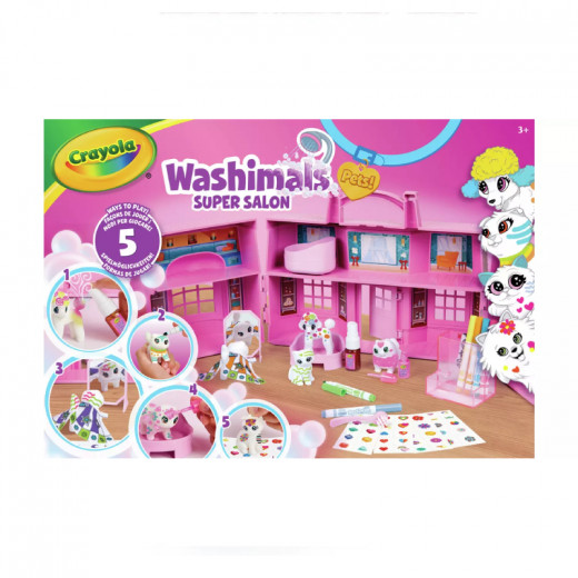 Crayola Washimals Super Salon Playset