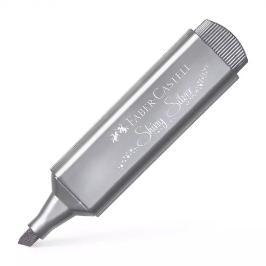 Faber-Castell, Highlighter Text Marker, Metallic Silver