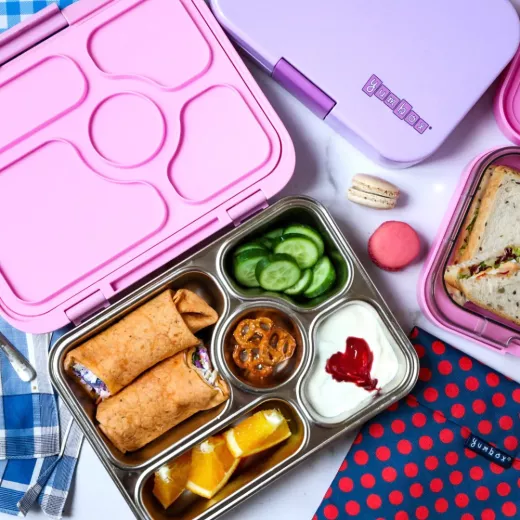 Bento Box Lunch Box Stainless Steel Leakproof, Pink