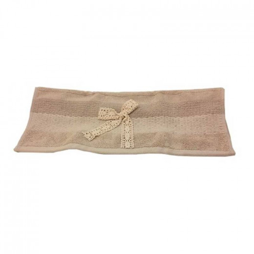 Primanova Sepet Hand Towel, Beige Color, 50x80 cm