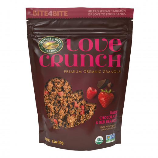 Love Crunch Organic Dark Chocolate and Red Berries Granola