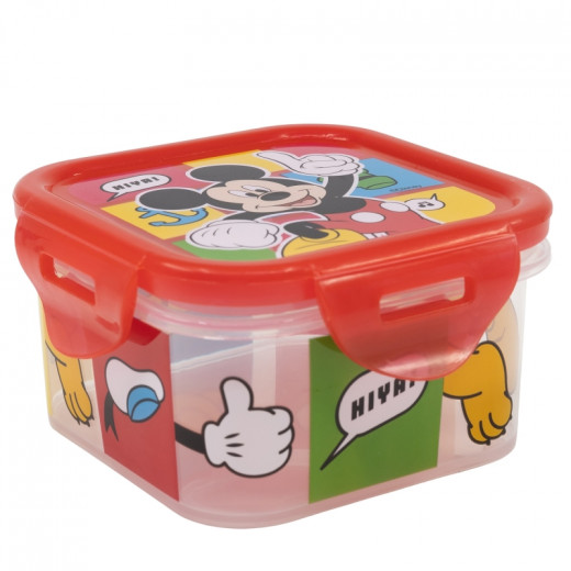 Stor Square Hermetic Food Container 290 Ml Mickey Mouse Better Together