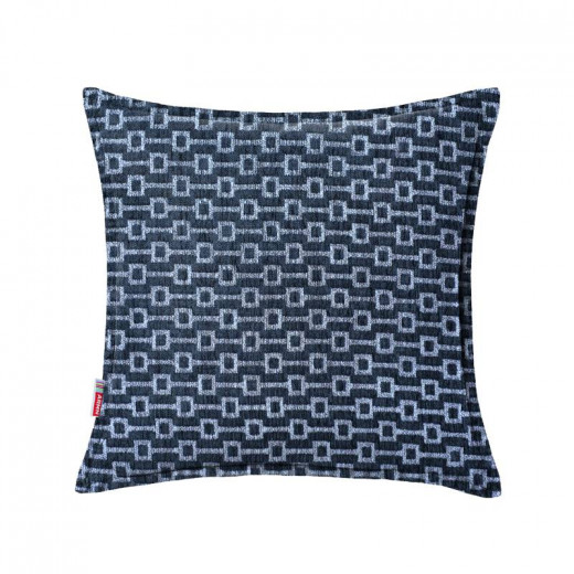 ARMN Azure Cushion Cover, Charcoal & Gray Color, 45x45 Cm