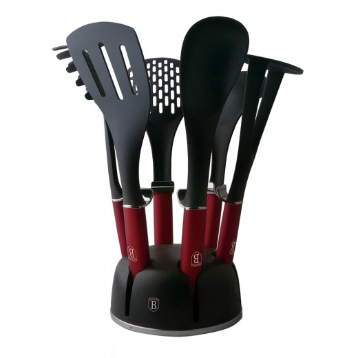 Berlinger Haus Knife And Utensils Set, Burgundy Color, 7 Pieces