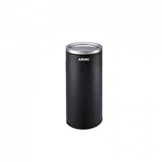 ARMN Tramontina Swing Top Waste Bin, Black Color, 50L