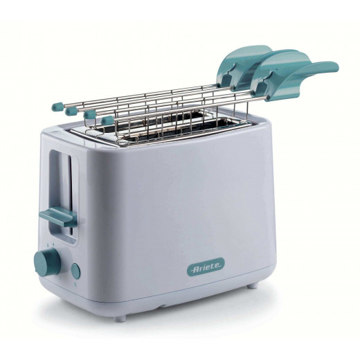 Ariete Breakfast 2-Slot Toaster With Pliers, White Color