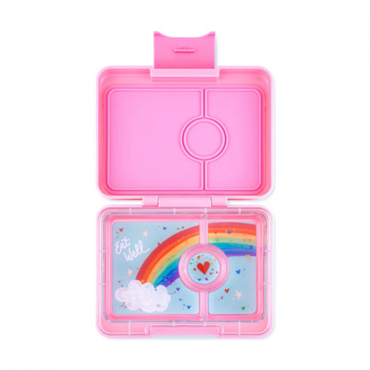 Yumbox Snack Bento Lunch Box Fifi Pink (Rainbow)