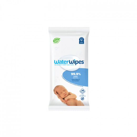 WaterWipes Refresh on the Go Wipes Baby Wipes, 28 Count