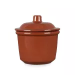 La Dehesa Clay Small Round Jar 450 millilitre Brown