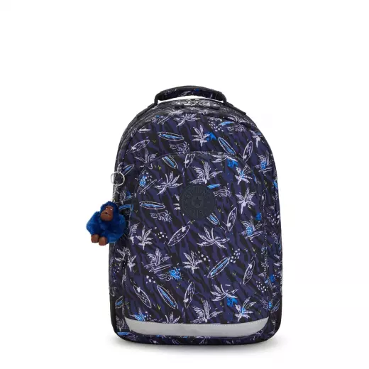 Kipling-Class Room-Large Backpack With Laptop Protection Blue