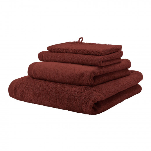 Aquanova London Mahogany Guest Towel - 30 X 50 Cm